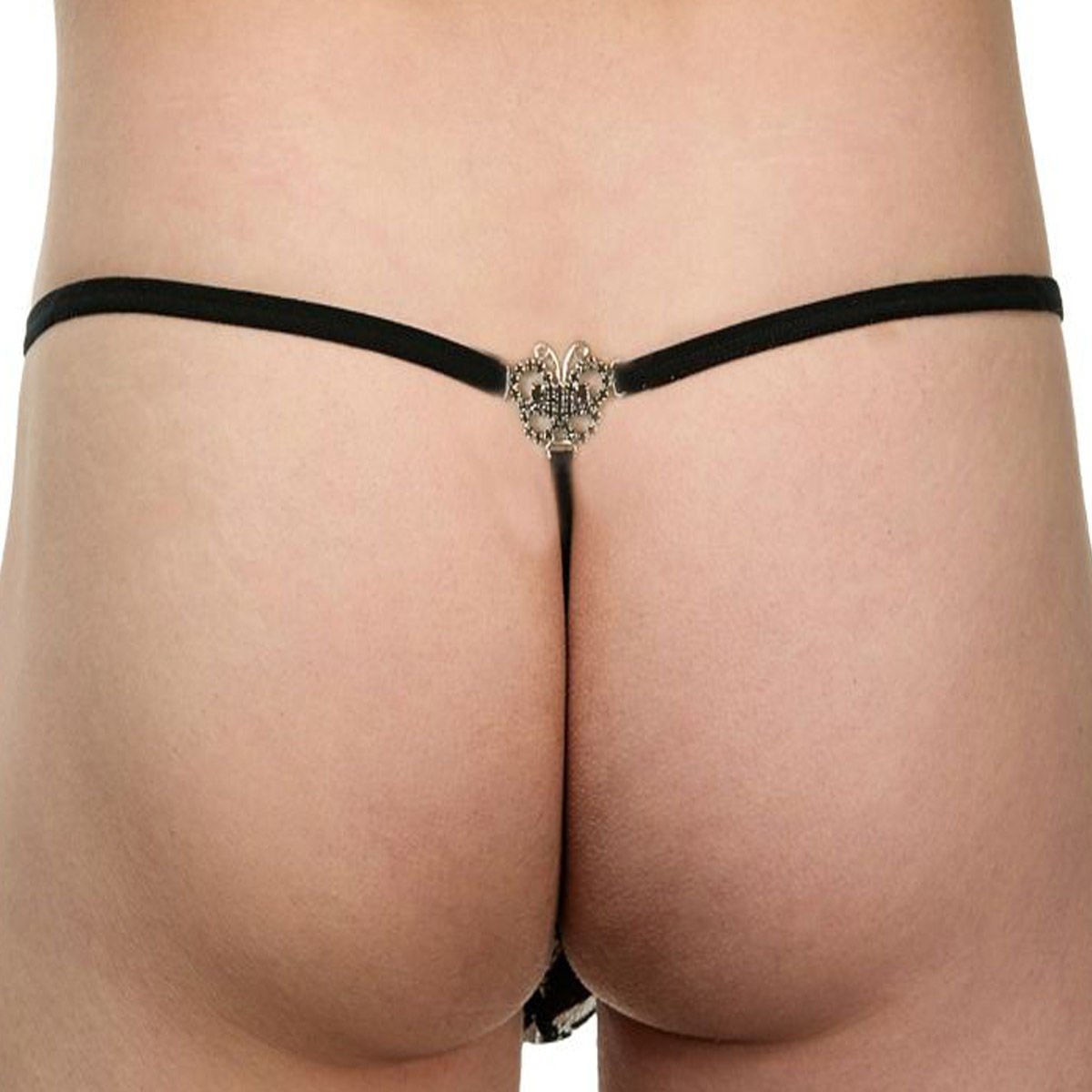 Erkek Kelebek  Taşlı String