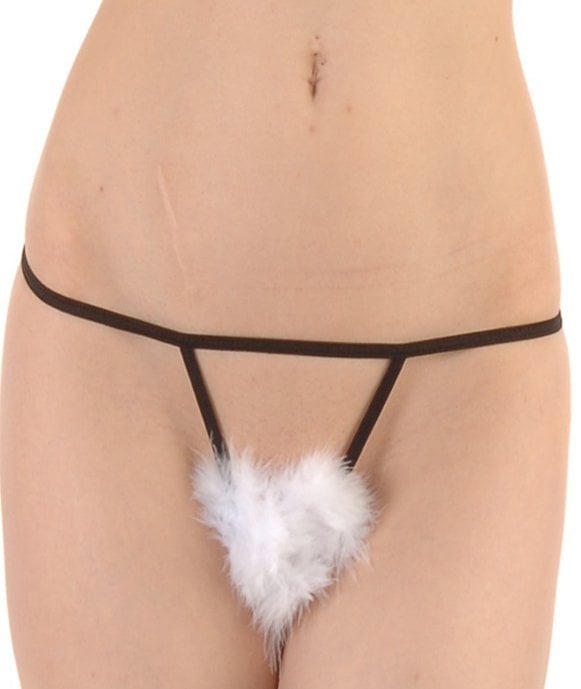 Kadın Ponponlu Ağı Açık G-String