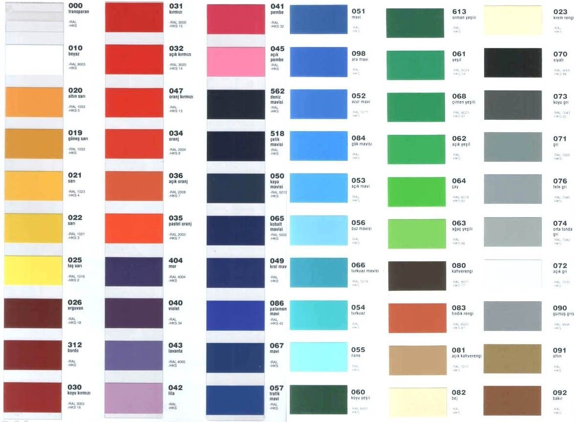 Oracal 641 Metalik Kesim Folyoları 100cm X 50m