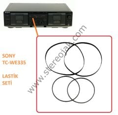 Sony TC-WE435 Dual Cassette   Lastik  Seti