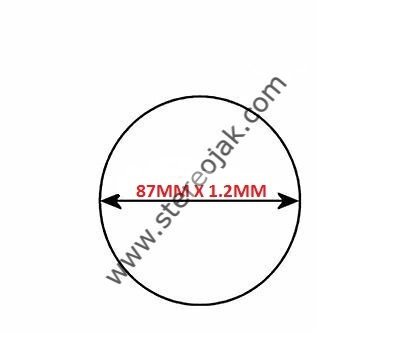 87mmx1.2mmx1.2mm teyp mekanik lastiği