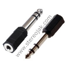 3.5mm Stereo - 6.3mm Stereo Çevirici Jak ( Küçüğü - Büyüğe)