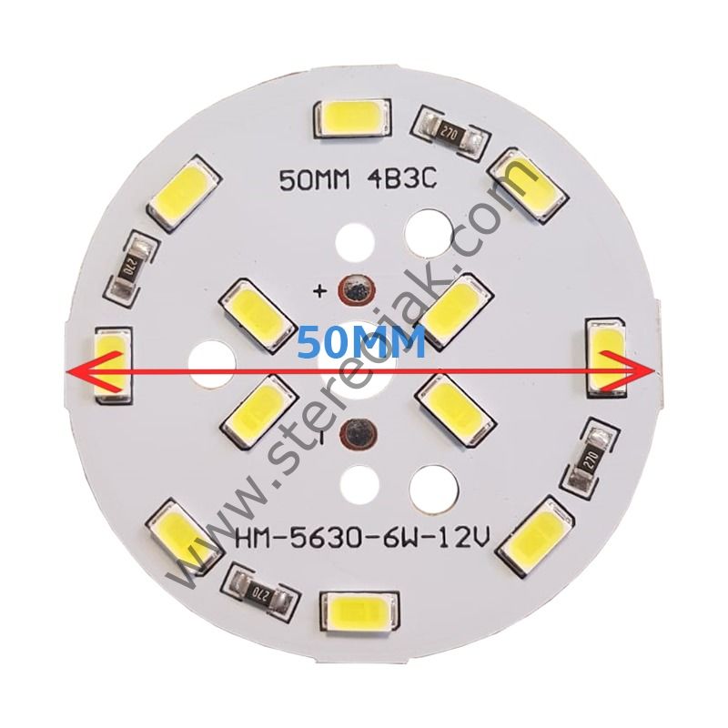 12 Volt , 7 Watt , SMD 5630 ,  15 Ledli Hazır Led Modül 50MM 1.SINIF KALİTE