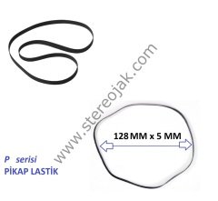 128 mm çap pikap lastiği. En:5mm (1.SINIF PİKAP LASTİĞİ)           VESTEL MS270   PİKAP LASTİĞİ    ( İKİYE  KATLI  ÖLÇÜ   20 CM )    VM410 CD