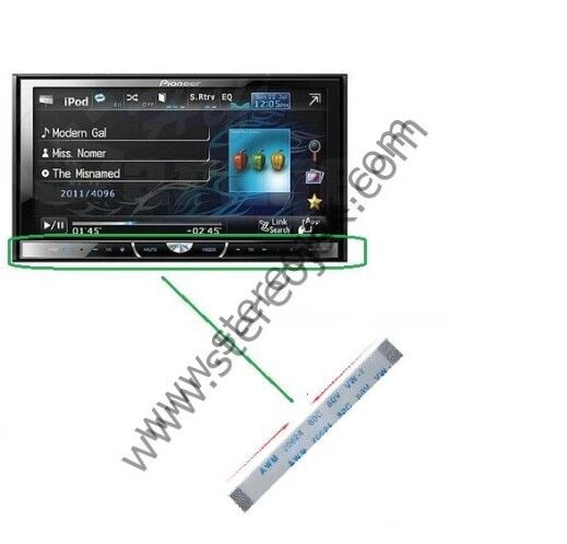 AVH-4400BT  TUŞ TAKIMI FİLM FLAT FLEX KABLO YOUNGSHIN-C AWM 20861 60V 105