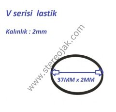 VİDEO LASTİK 37 MM X 2MM X 2MM