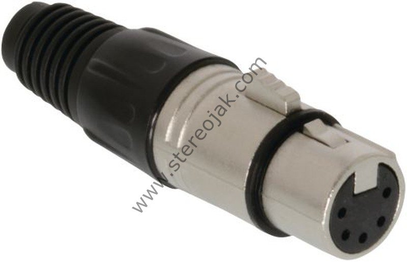 5 pin dişi seyyar xlr canon jack   kaliteli seri