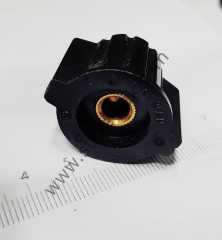 Potansiyometre Düğmesi , 6.3mm Genişlikteki Pot Millerine Uygundur , Yandan Vidalıdır , Yükseklik : 23mm , Made in Taiwan
