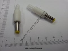 5.5X2.1 MM  ADAPTÖR JAKI BEYAZ KASA KALİTELİ