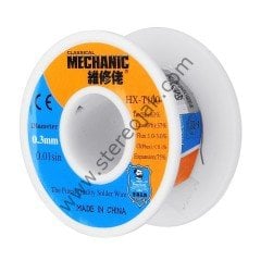 Mechanic İnce Lehim Teli  ( 55 Gr ) ( 3 mm ) Orjinal