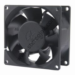 DC BRUSHLESS   80MMX80MMX38MM   DC24V 0.25 AMPER   FAN   2 KABLO