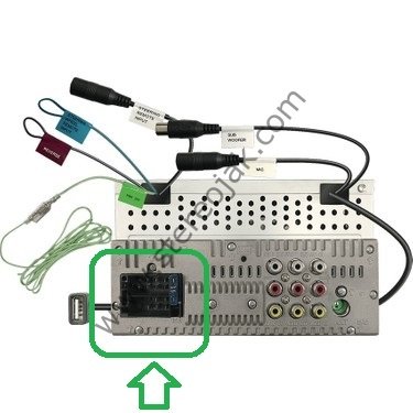 JVC KW-M741BT Multimedya    YUVAYA  UYUMLU  POWER GÜÇ SOKETİ