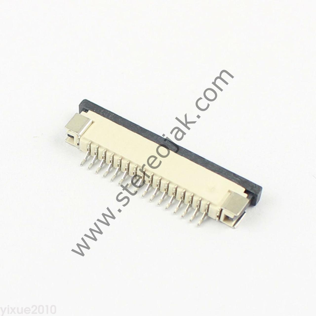 16 pin  alt kontak 1mm flat kablo yuvası