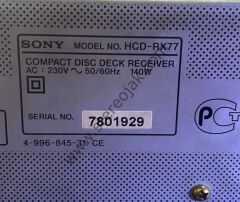 HCD-RX77    SONY  MÜZİK SETİ      3 LÜ  CD  BÖLÜMÜ   LASTİK  SETİ