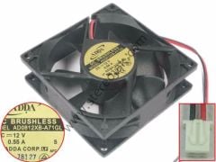 AD0812XB-A71GL     DV 12V    0.55 AMPER   2 KABLOLU   FAN    ( 6 KVA  TUNÇMATİK UYUMLU FAN )