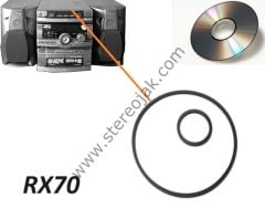 RX70   SONY  MÜZİK  SETİ  CD BÖLÜMÜ  UYUMLU  LASTİK   TAKIMI  ( HCD-RX70 )