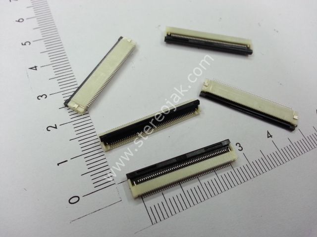 50 pin 0.5mm pin aralıklı flat soket yuvası