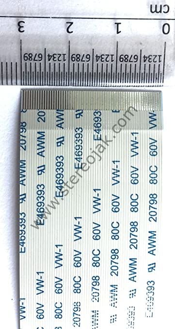 E469393 AWM 20798 80C 60V VW 1   FLEXİBLE KABLO 60 DAMAR 15 CM