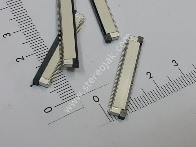 50 pin flat kablo yuvası soketi 0.5mm aralıği üst kontak