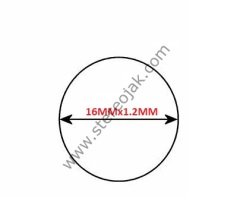 16mmx1.2mmx1.2mm. Teyp kaset  Lastiği