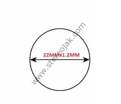 22mmx1.2mmx1.2mm teyp kaset lastiği