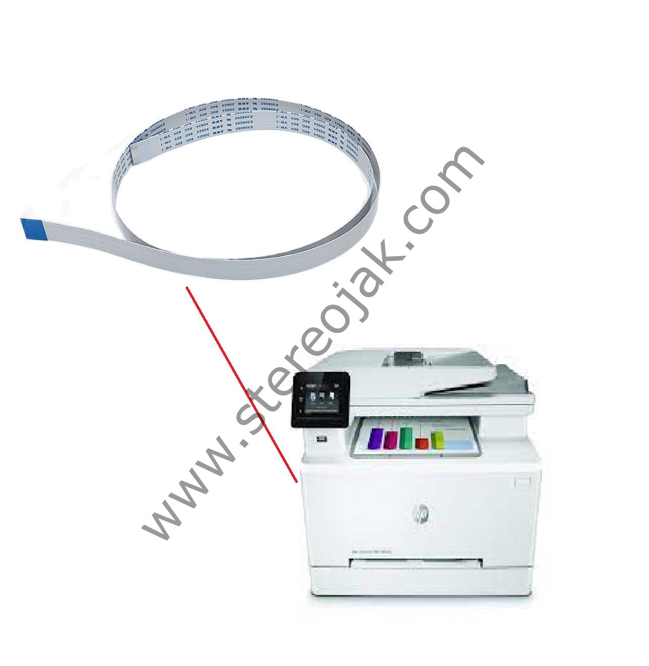HP Color LaserJet Pro MFP M283fdw   PANEL KABLOSU  (  BOY  50 CM )