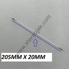 20.5 CM  X  2MM   KALINLIK   CCFL EKRAN AYDINLATMA FLOROSANI