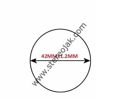 42mmx1.2mmx1.2mm. Teyp kaset mekanik lastiği