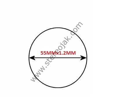 55mmx1.2mmx1.2mm teyp mekanik kaset lastiği