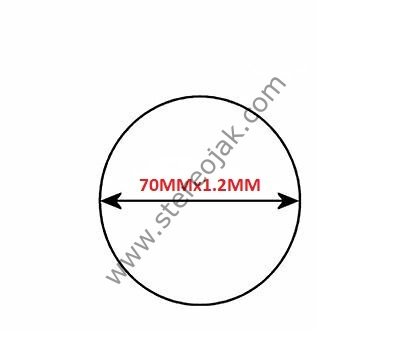 70mmx1.2mmx1.2mm teyp mekanik lastiği