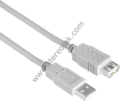 USB 2.0 Uzatma Kablosu , Dişi - Erkek , 1.5 Metre