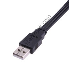 3 Rca Erkek - USB Erkek Çevirici Kablo - 1,2Metre
