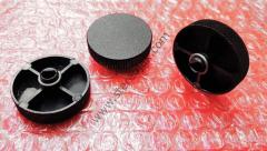 Yarım Ay Miller İçin Pot Düğmesi ( Yükseklik : 8mm , Genişlik : 35mm ) Siyah