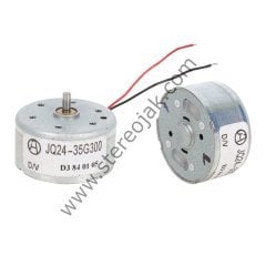 JQ24-35G300  MİNİ MOTOR Voltaj : 3-4 Volt   DVD  MOTOR