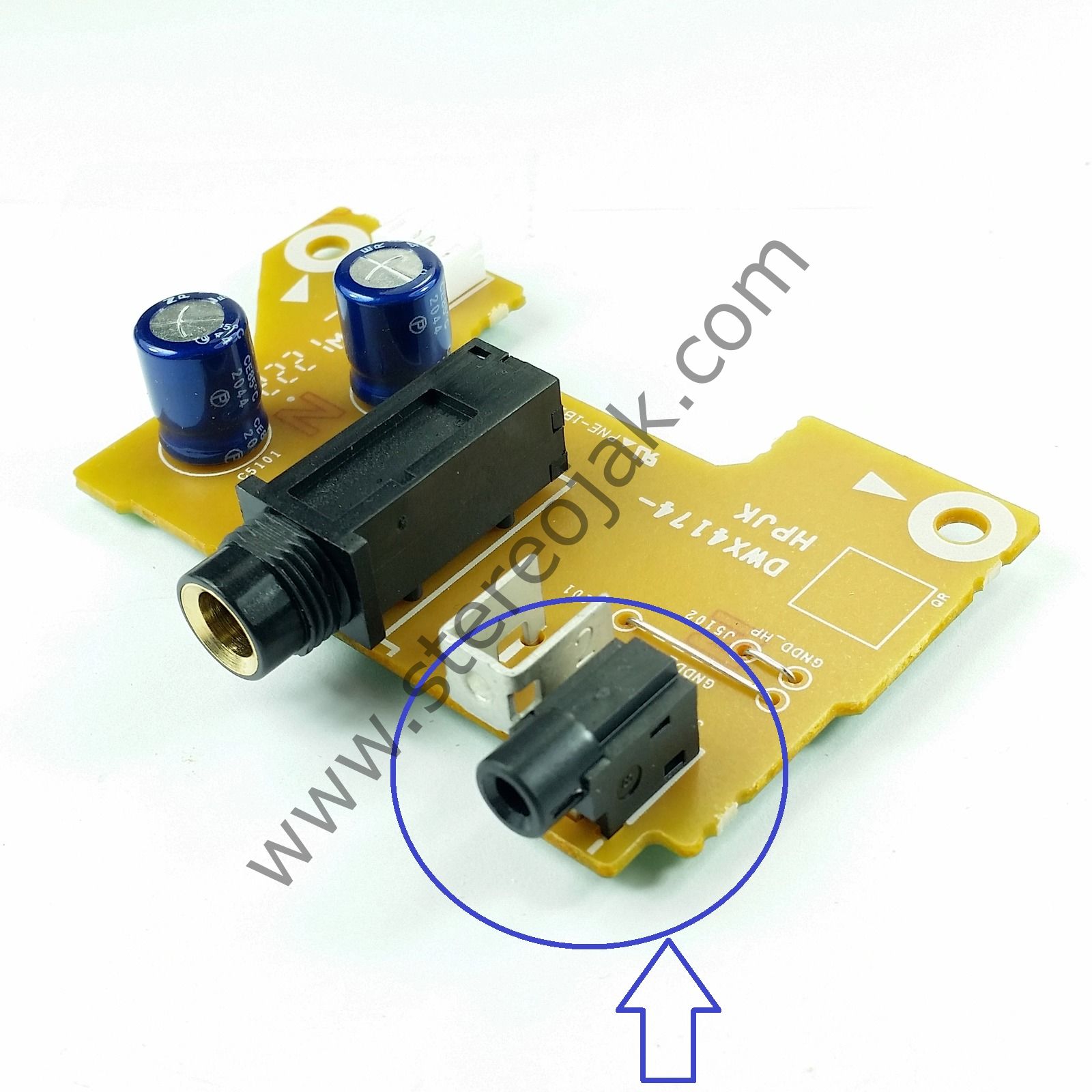 Headphone HPJK jack   - AUX YUVASI   XKN3017      (DWX4053-HPJK         DWX4174   ) uyumlu konnektör