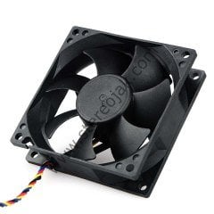 MODEL : AS8025H12  DC12V 0.45A      HK FAN DC BRUSHLESS FAN      ( UYUMLU  UZUN ÖMÜRLÜ MUADİL FAN  ) TUNÇMATİK UYUMLU FAN   ( 4 KABLOLU )