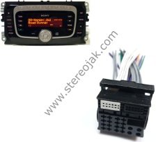 SONY CD3XX-CDI-RECT-KW2000       ARKA   SOKET  ( FDD200 AUDIO SYSTEMS ) FORD SONY    CDX-5F611    FORD AUDIO SYSTEMS     VP6M2F-18C821-AG