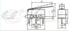 Uzun Paletli Mikro Switch ( Kaliteli ) 1A 125VAC