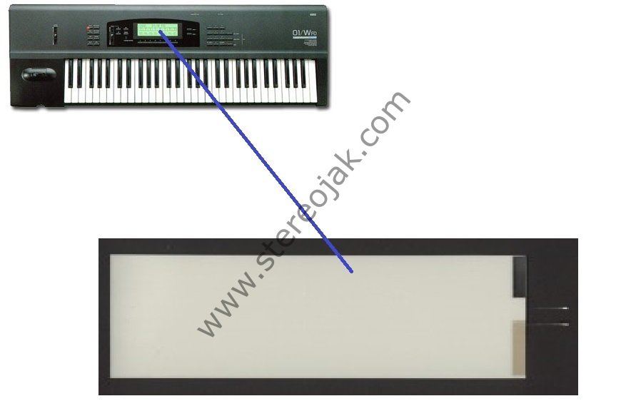 Korg 01/W    -   Korg O1  EKRAN FLORASANI    ELE33-WB  / PW12-447A2-C