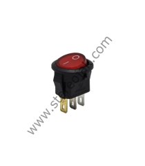 Mini Kırmızı Işıklı Anahtar 3 Pin ON-OFF Kaliteli