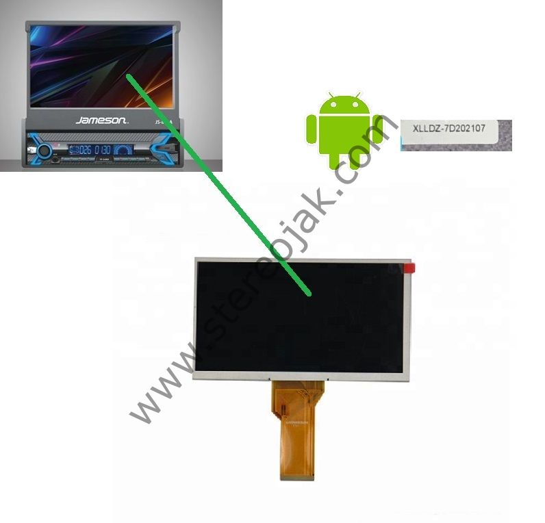 JAMESON    JS-890A   UYUMLU  LCD   EKRAN    (XLLDZ-7D202107)