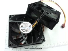 FAN 80x80x25mm- everflow 128025 dc 12 volt 0.24 amper