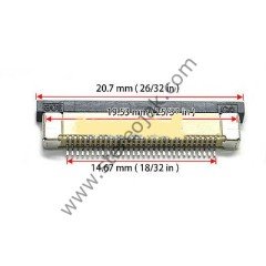 30 pin alt kontak flat kablo yuvası soketi 0.5mm diş aralığı