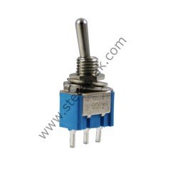 Çubuklu Anahtar , Toggle Switch , 3 Pin , ON-OFF , 6 mm , İğne Ayak , Kaliteli