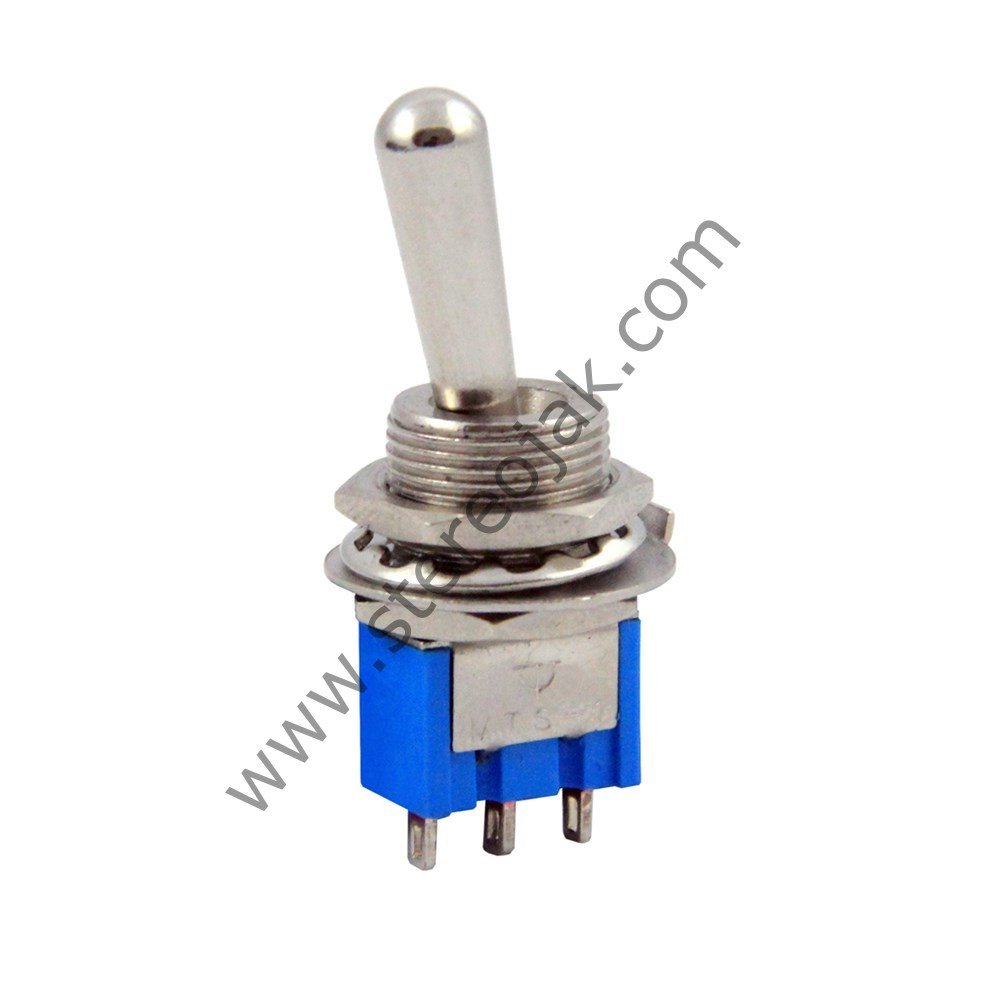 Çubuklu Anahtar , Toggle Switch , 3 Pin , ON-OFF-ON , 6 mm Kaliteli