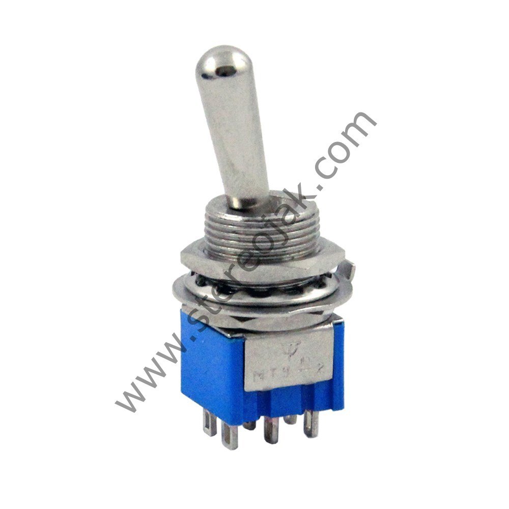 Çubuklu Anahtar , Toggle Switch , 6 Pin , ON-OFF , 12 mm Kaliteli