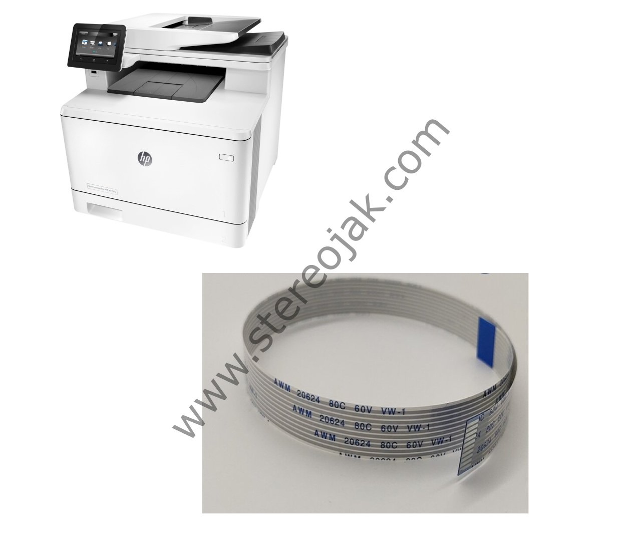 HP Renkli LaserJet Pro MFP M477fnw   ADF Tarayıcı HP kablosu  Pro MFP M377dw -  M477fdn -  M477fdw -  M477fnw - M277C6 -  M277fdw - M277