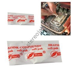 TERMAL MACUN 1 GRAM TEK KULLANIM  (  STARS MARKA 1.SINIF )    heatsink compounds soft pak