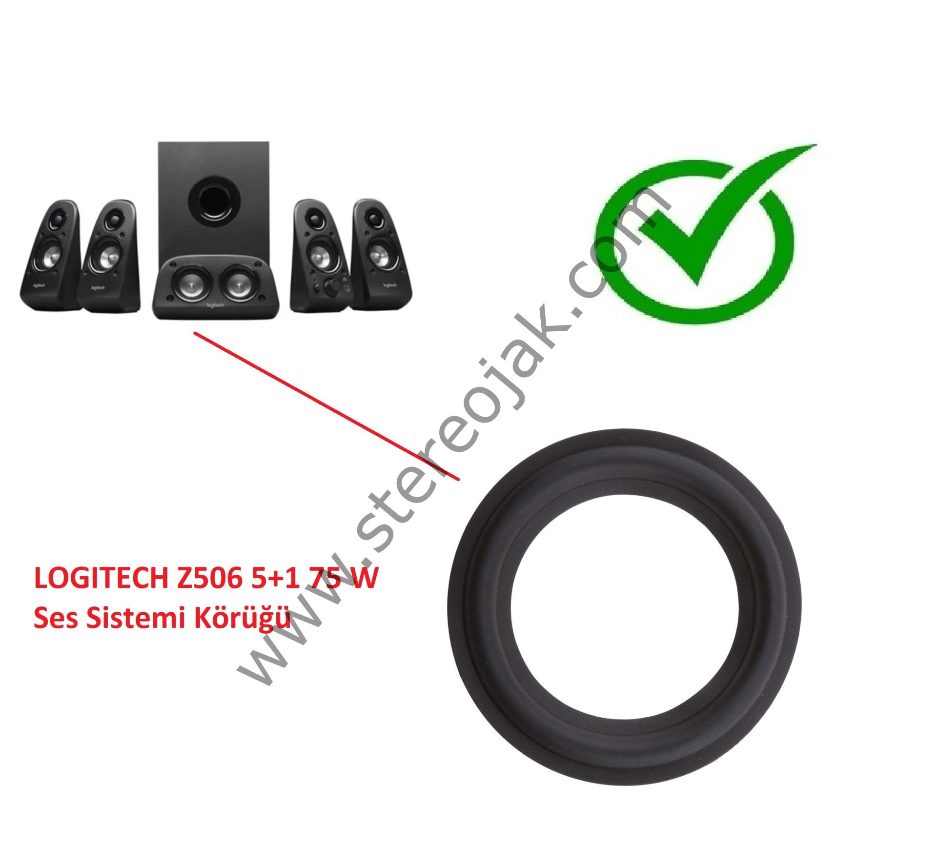 LOGITECH Z506 5+1 75 W Ses Sistemi Körüğü