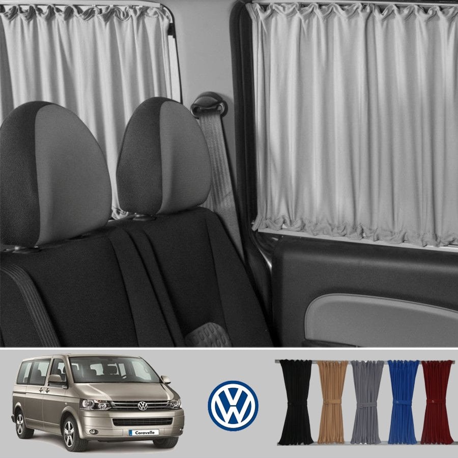 VW Transporter-T5 için 3 cam perde+ara bolme (Rayları dahil)